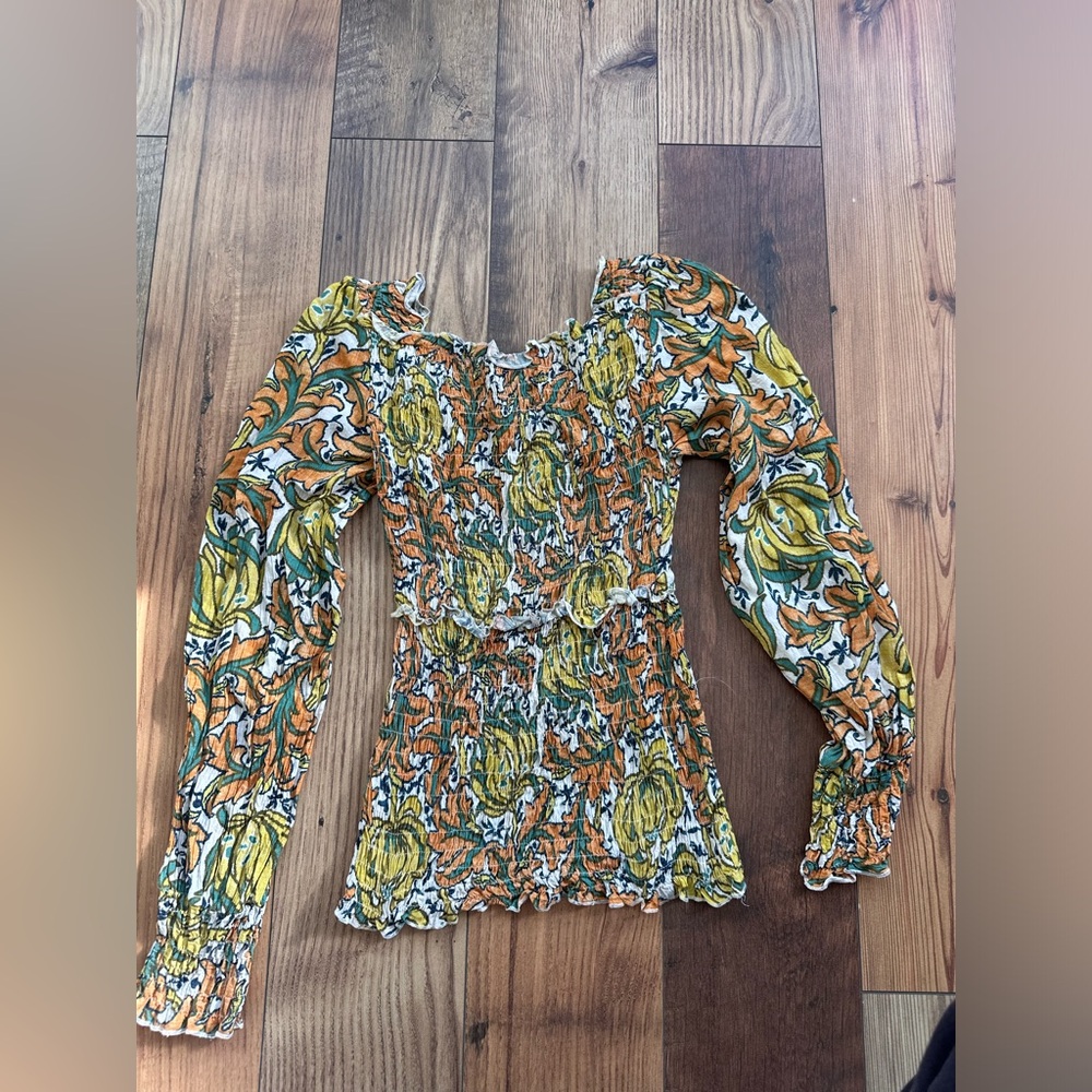 Anthropologie patterned top